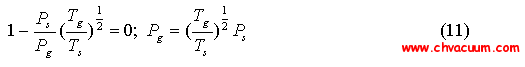 低溫冷凝泵的極限壓強(qiáng)計(jì)算公式